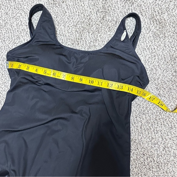 ARTESANDS One Piece Swimsuit MULTI CUP Built In Bra Lined Scoop Neck Black 10 - Picture 12 of 16